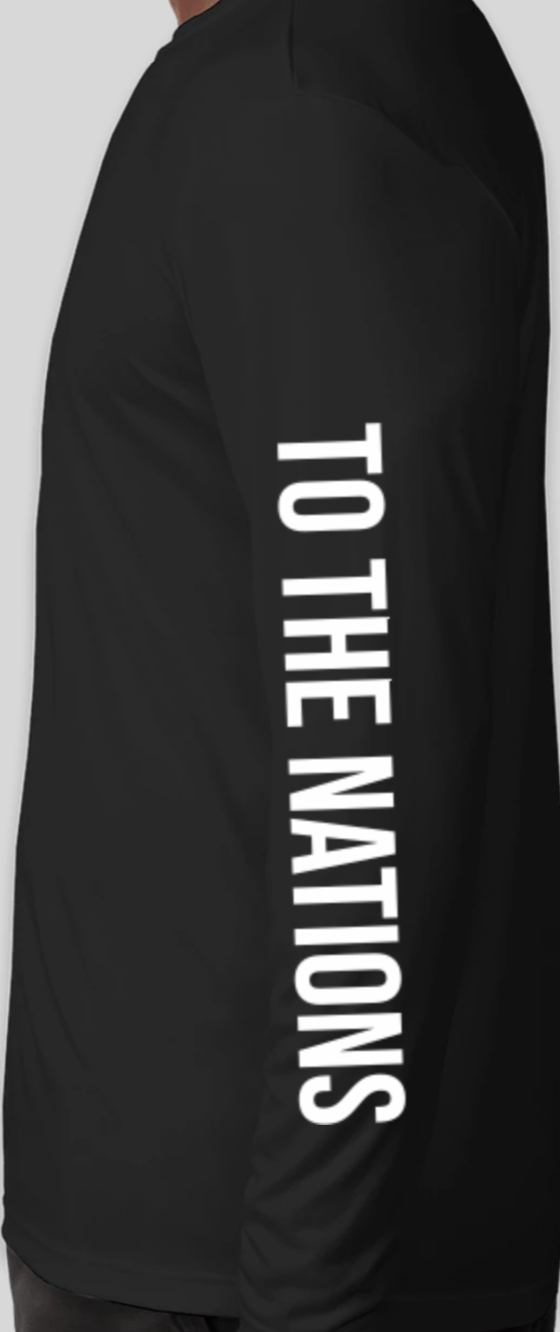 Called To The Nations Black Athletic Long Sleeve